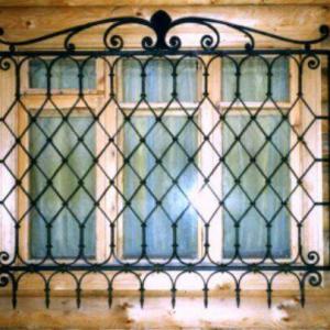 Изготовление,кованые решетки на окна